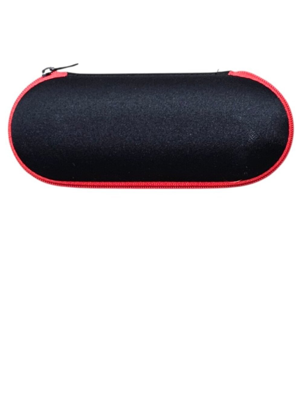 Jonathan Cate Sunglass Semi-hard Zip Around Black And Red Glasses Case - Picture 3 of 4